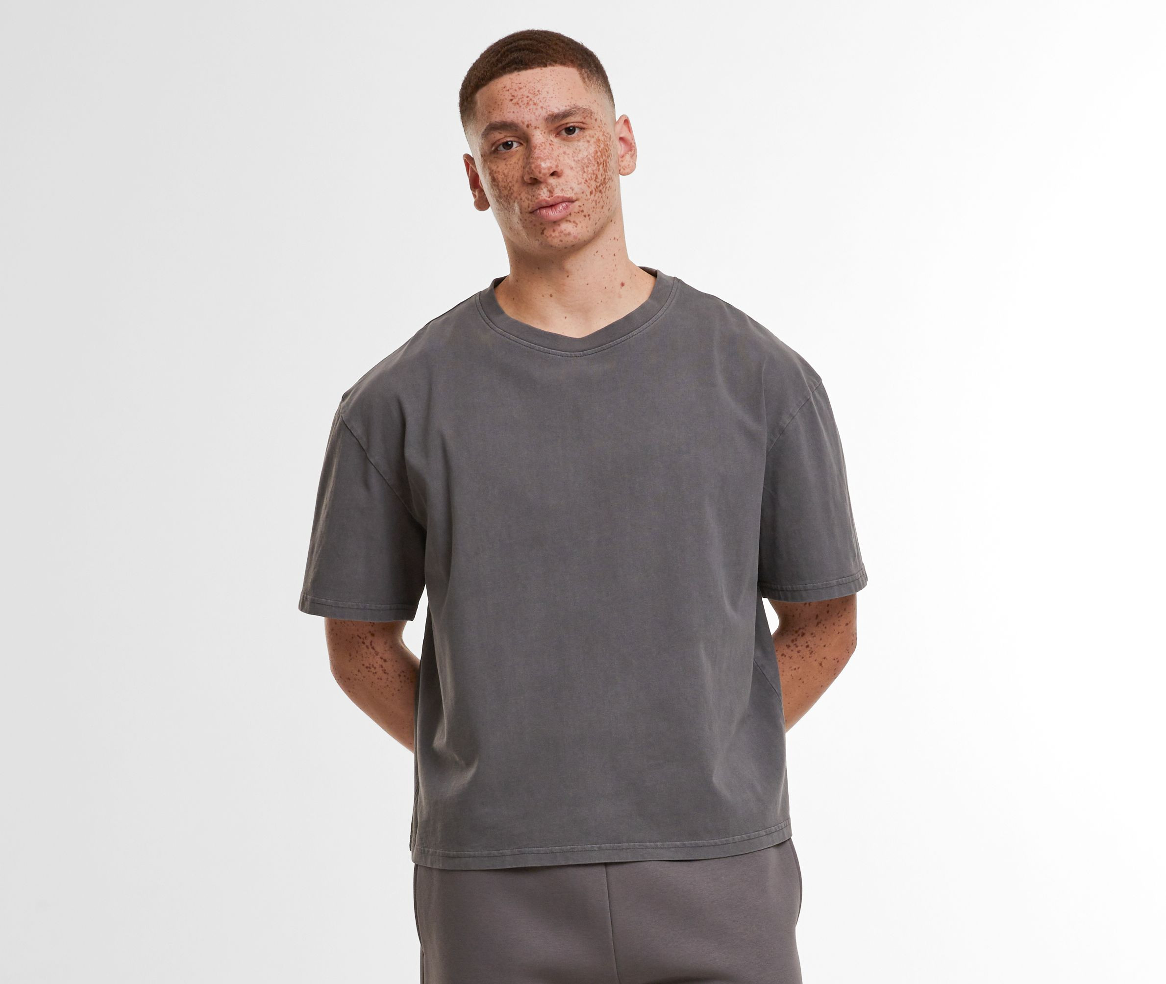 VINTAGE CROPPED HEAVY OVERSIZE TEE