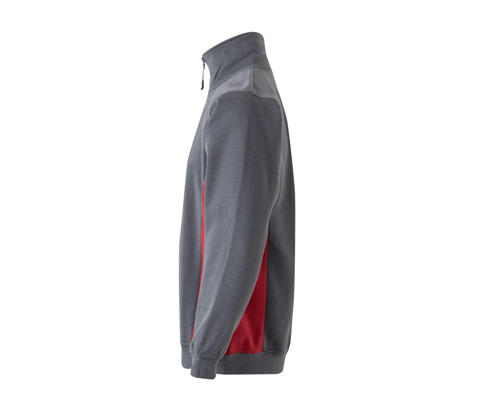 SWEAT BICOLORE COL ZIPPÉ