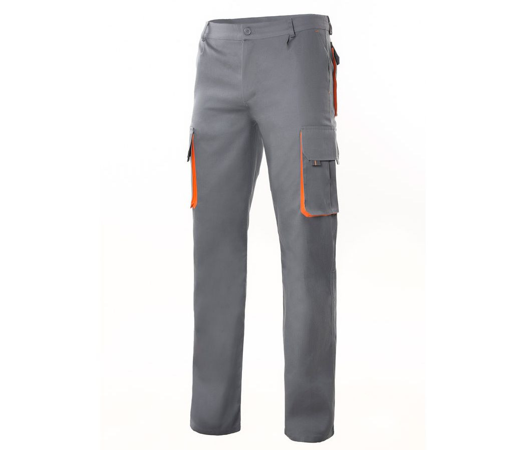 PANTALON MULTIPOCHES BICOLORE