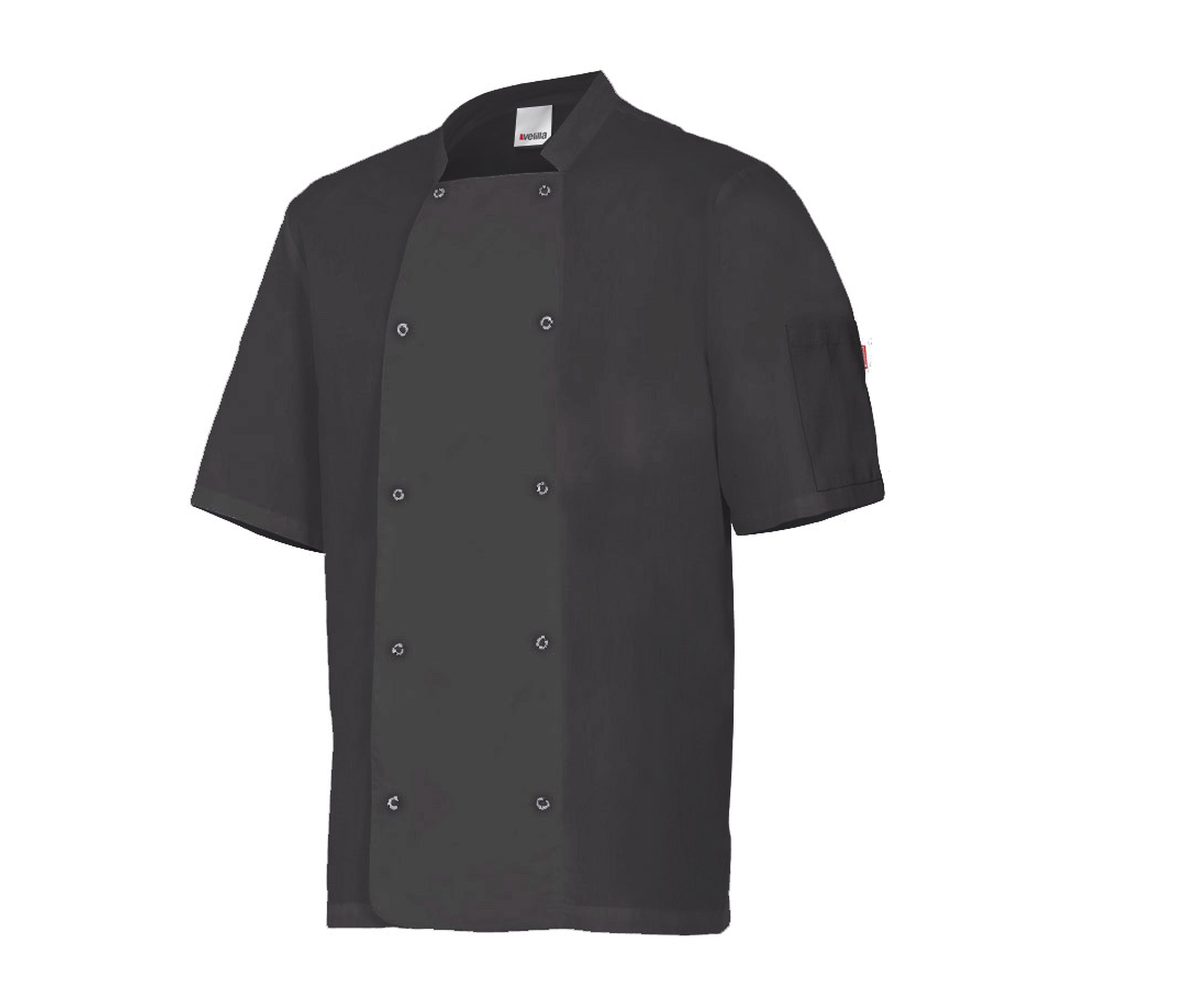 VESTE DE CUISINIER MC AVEC BOUTONS PRESSION