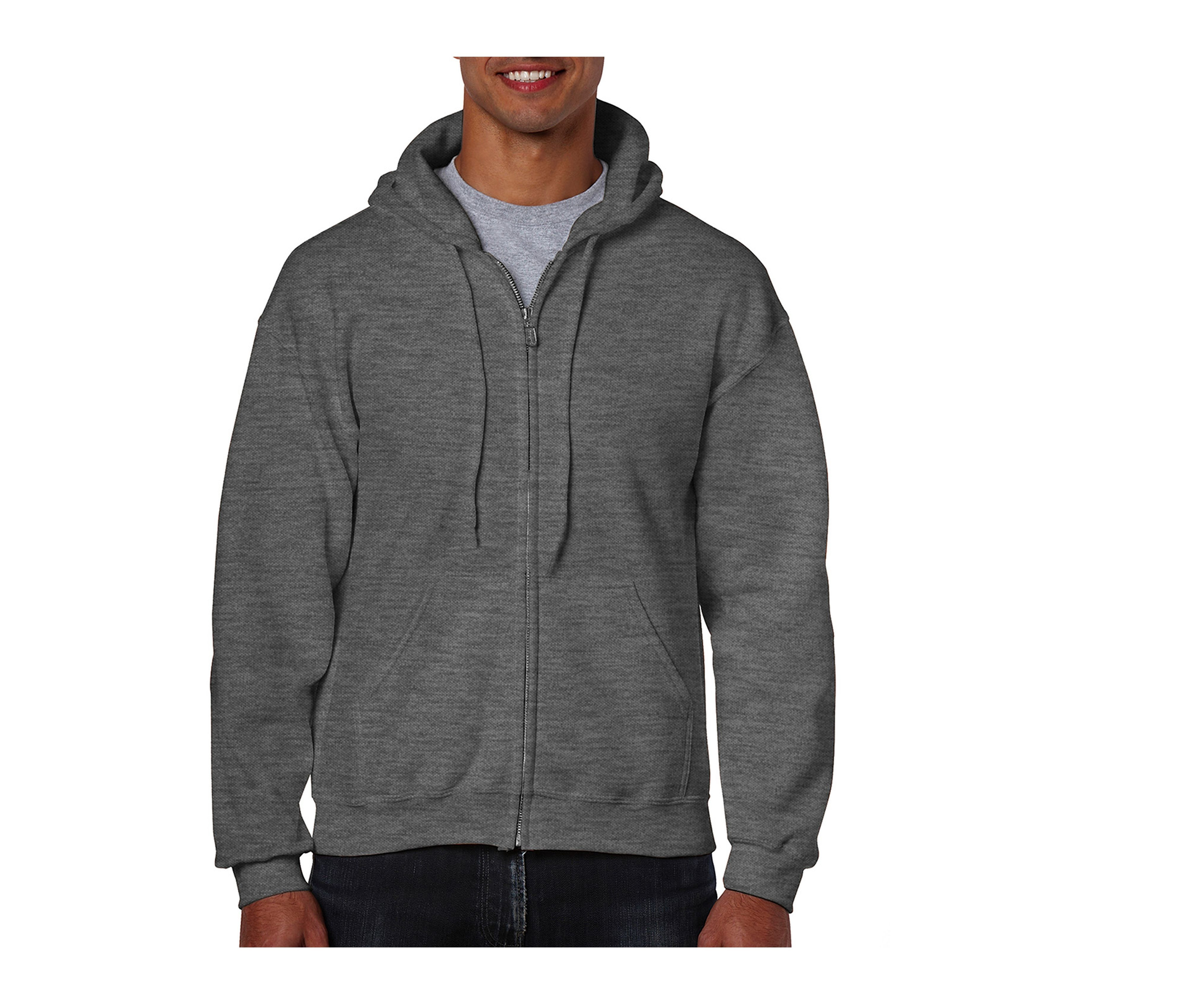 HEAVY BLEND ADULT FULL ZIP HOODED SWEATSHIRT