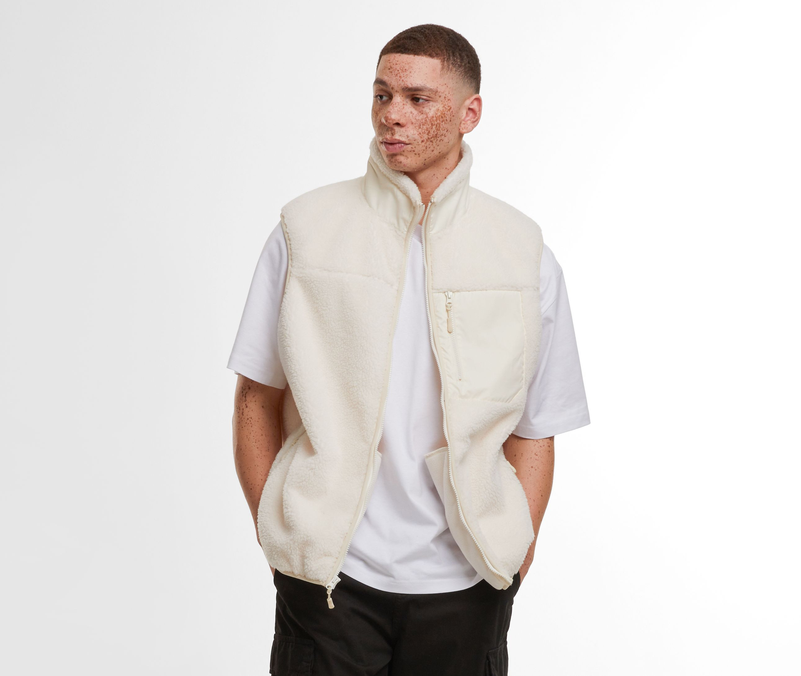 BONDED SHERPA VEST