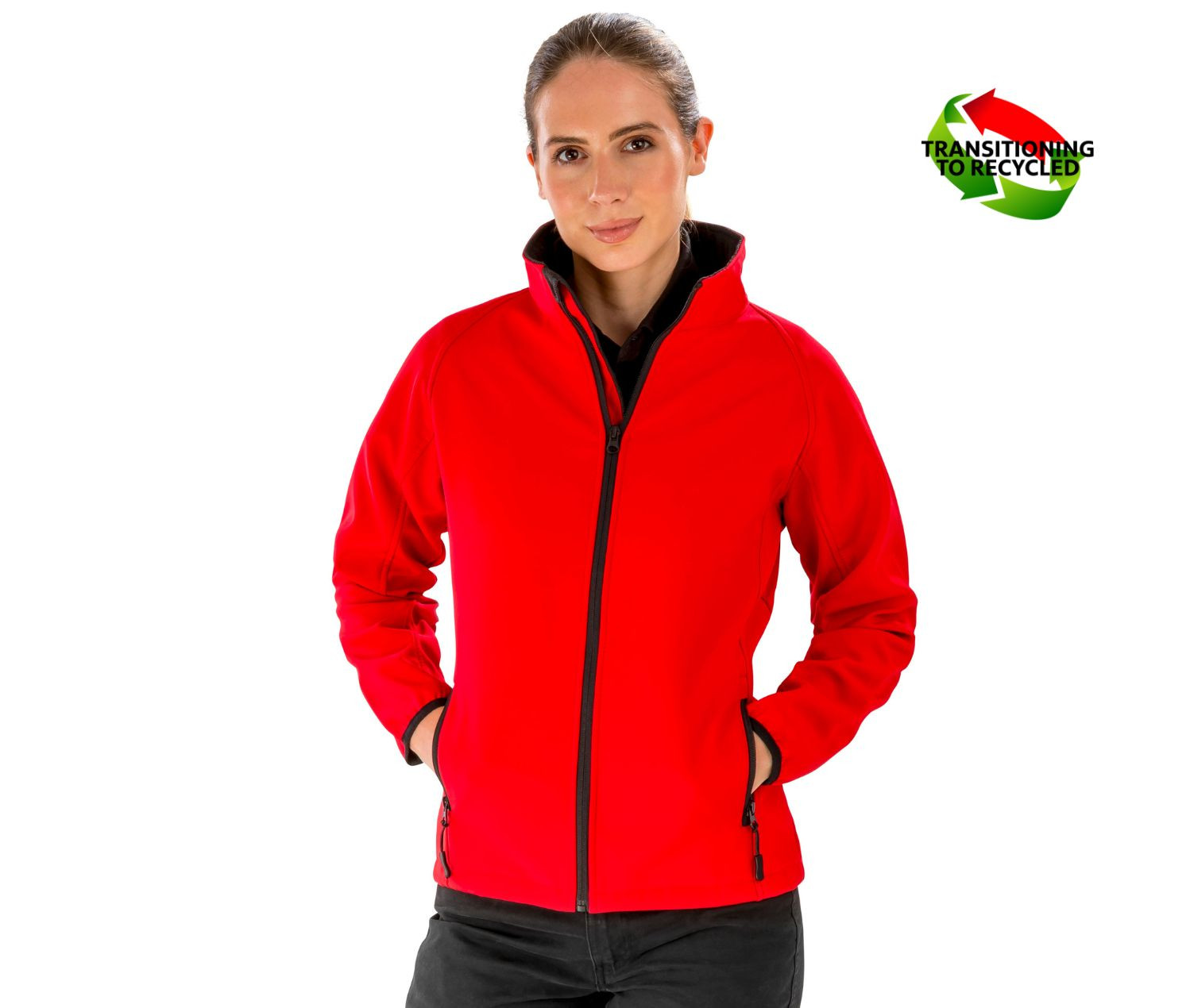 WOMENS PRINTABLE SOFTSHELL JACKET