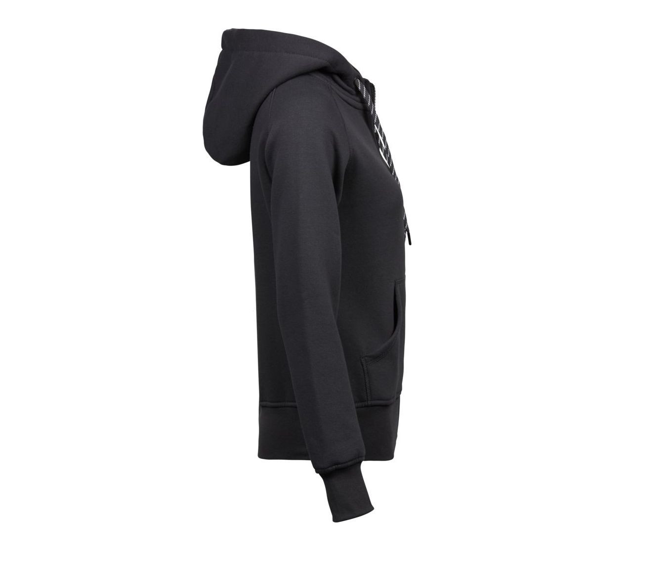 LADIES FASHION FULL ZIP HOOD