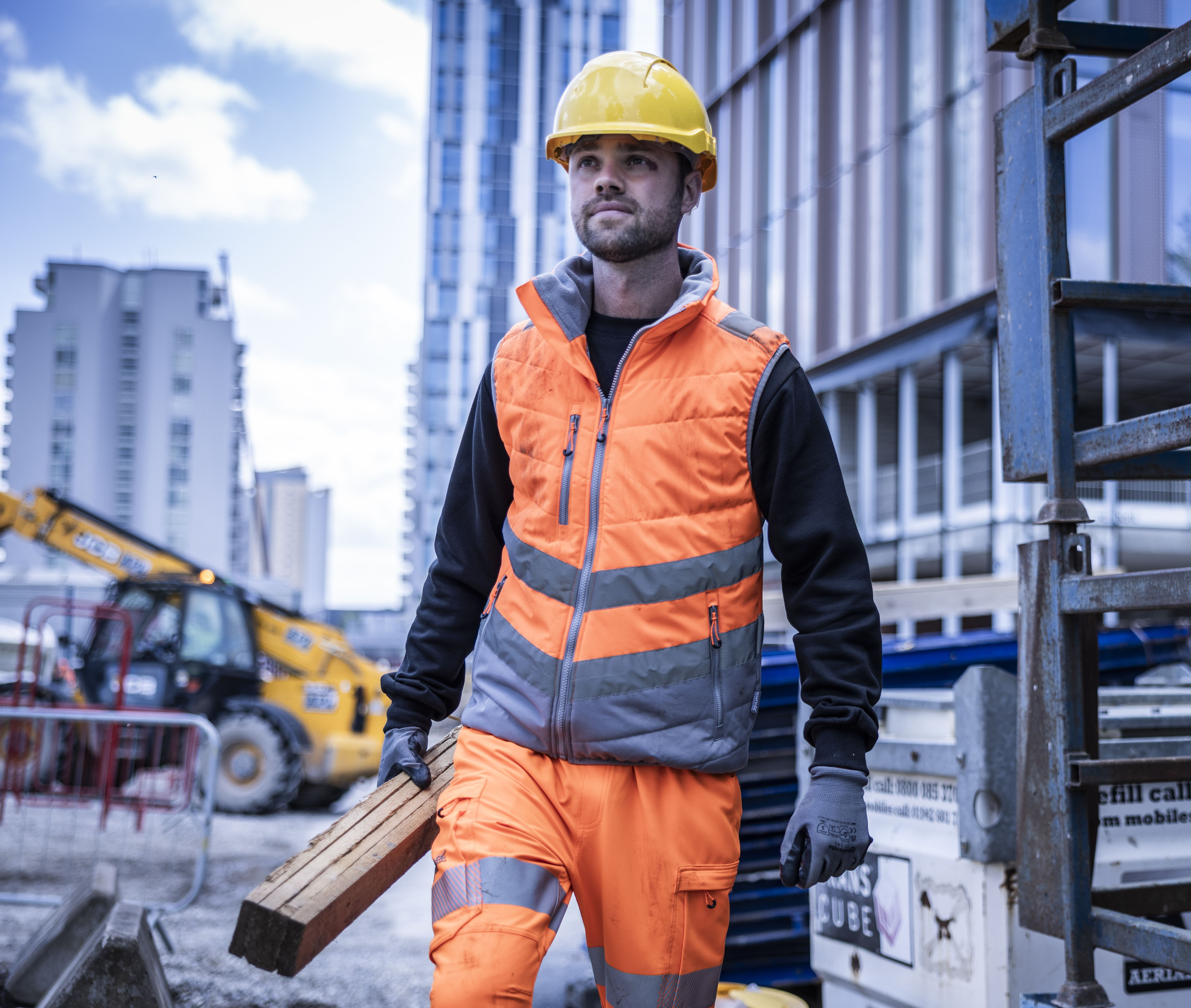 HI-VIS TWO TONE THERMAL BODYWARMER