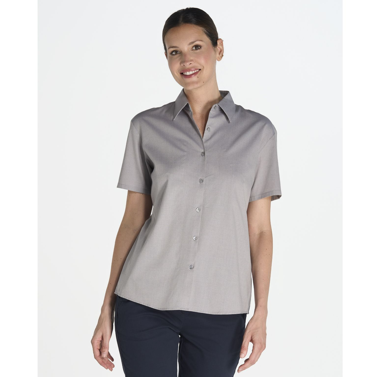 LADY CASUAL & BUSINESS SS OXFORD SHIRT