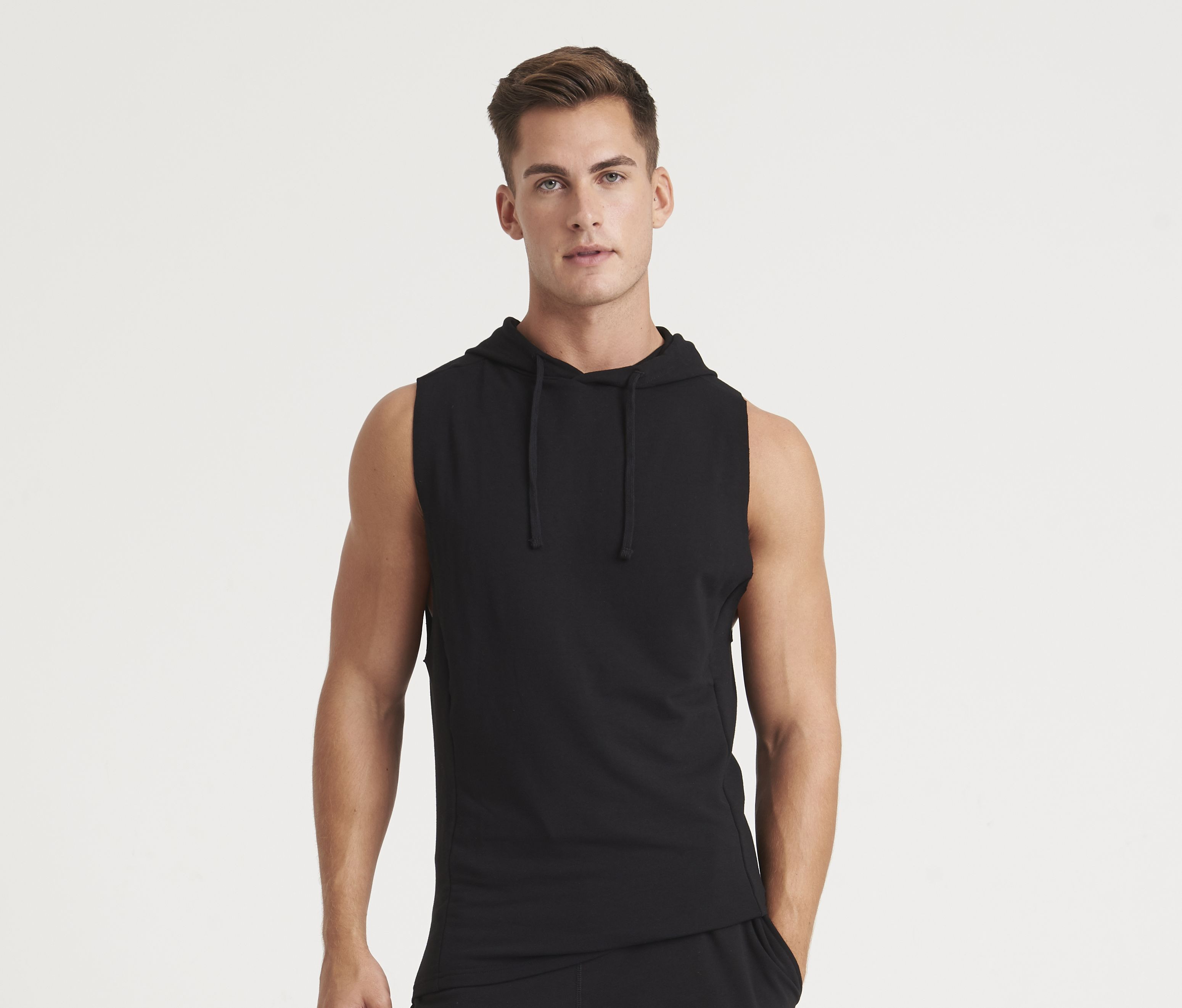 URBAN SLEEVELESS MUSCLE HOODIE