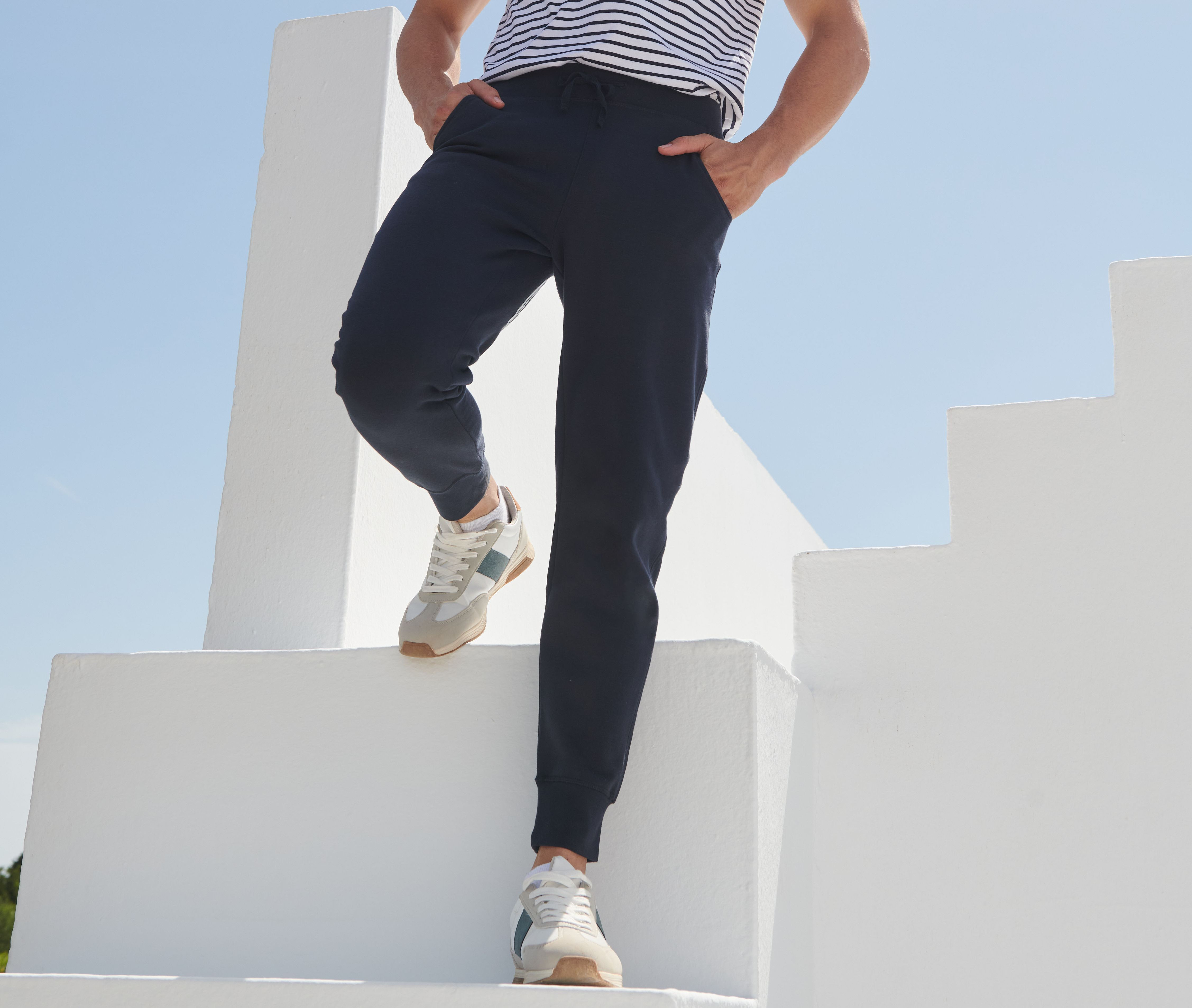 SLIM CUFFED JOGGERS