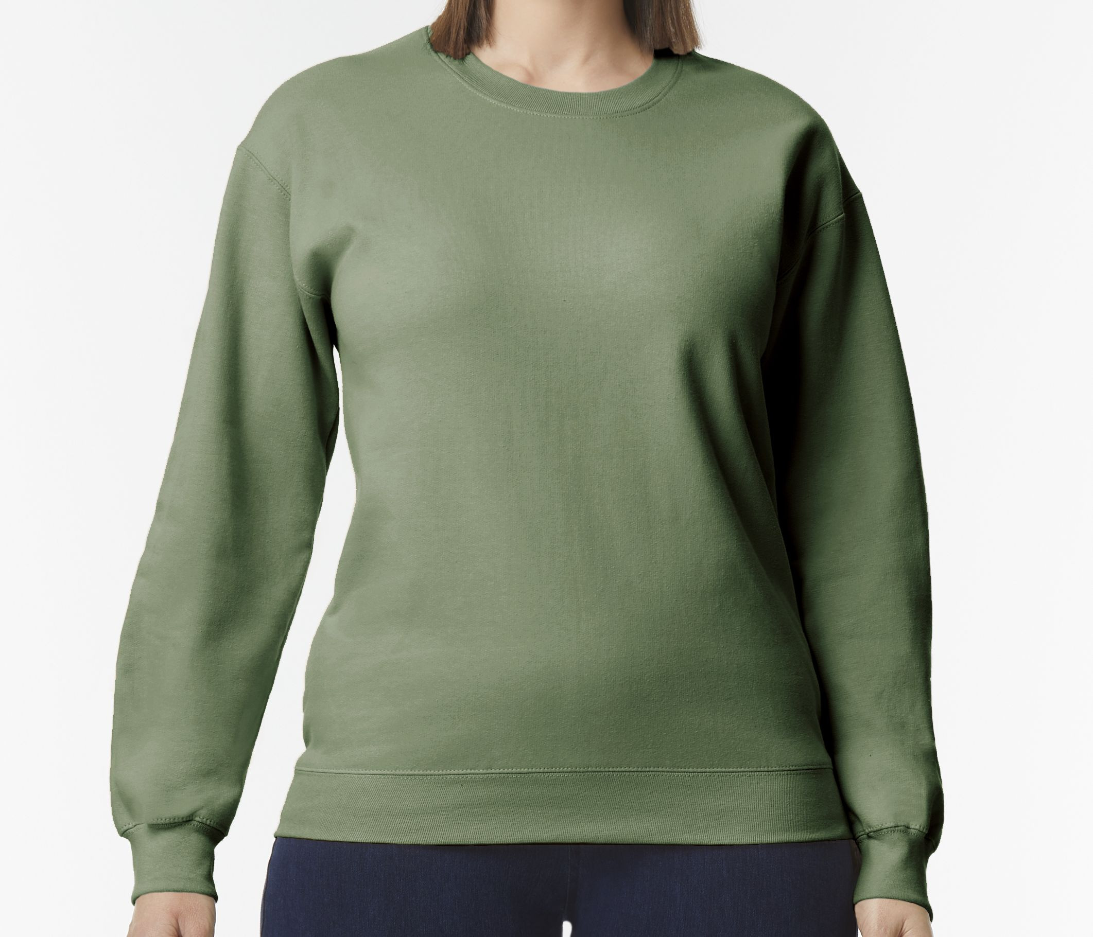SOFTSTYLE MIDWEIGHT FLEECE ADULT CREWNECK