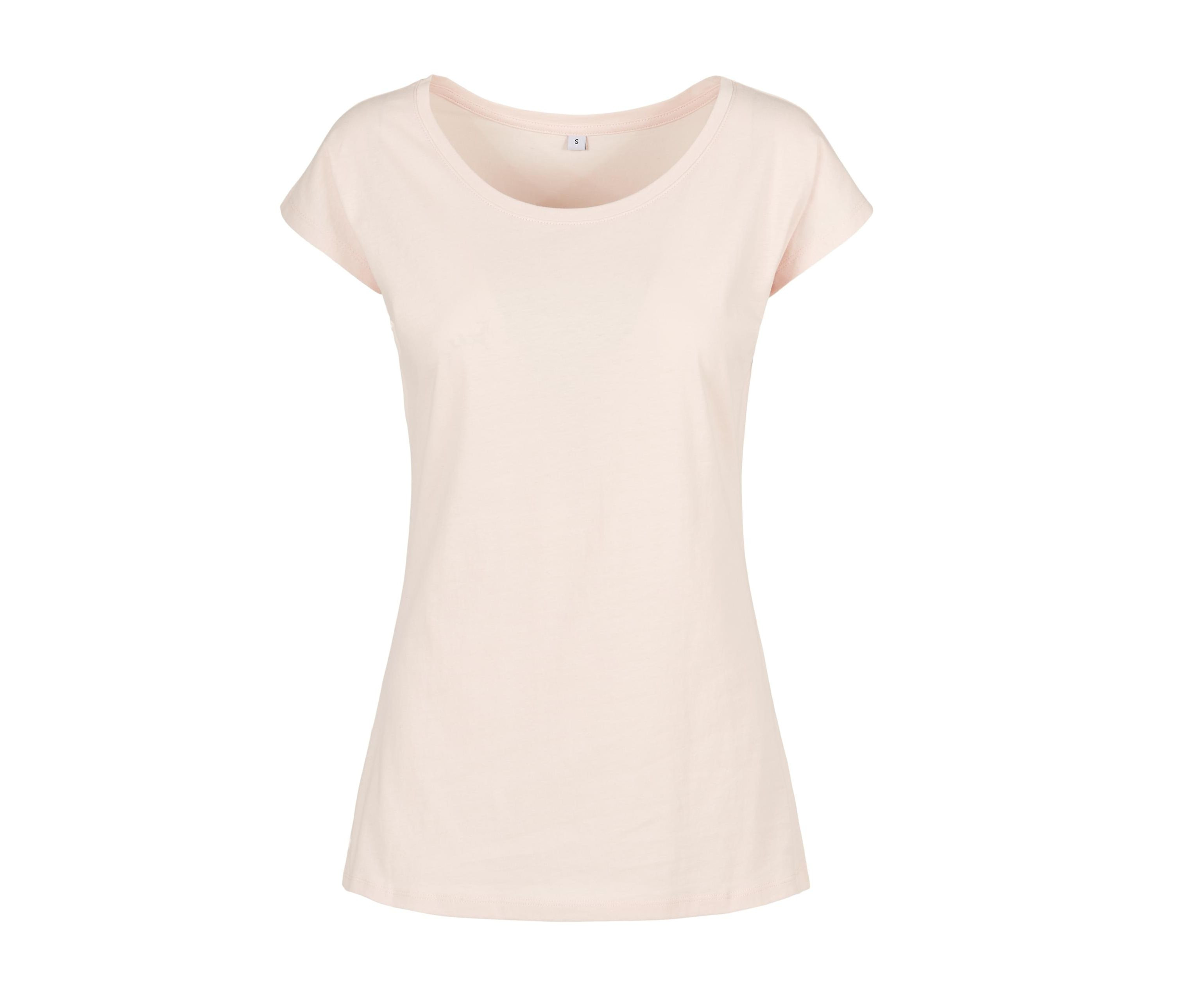 LADIES WIDE NECK TEE