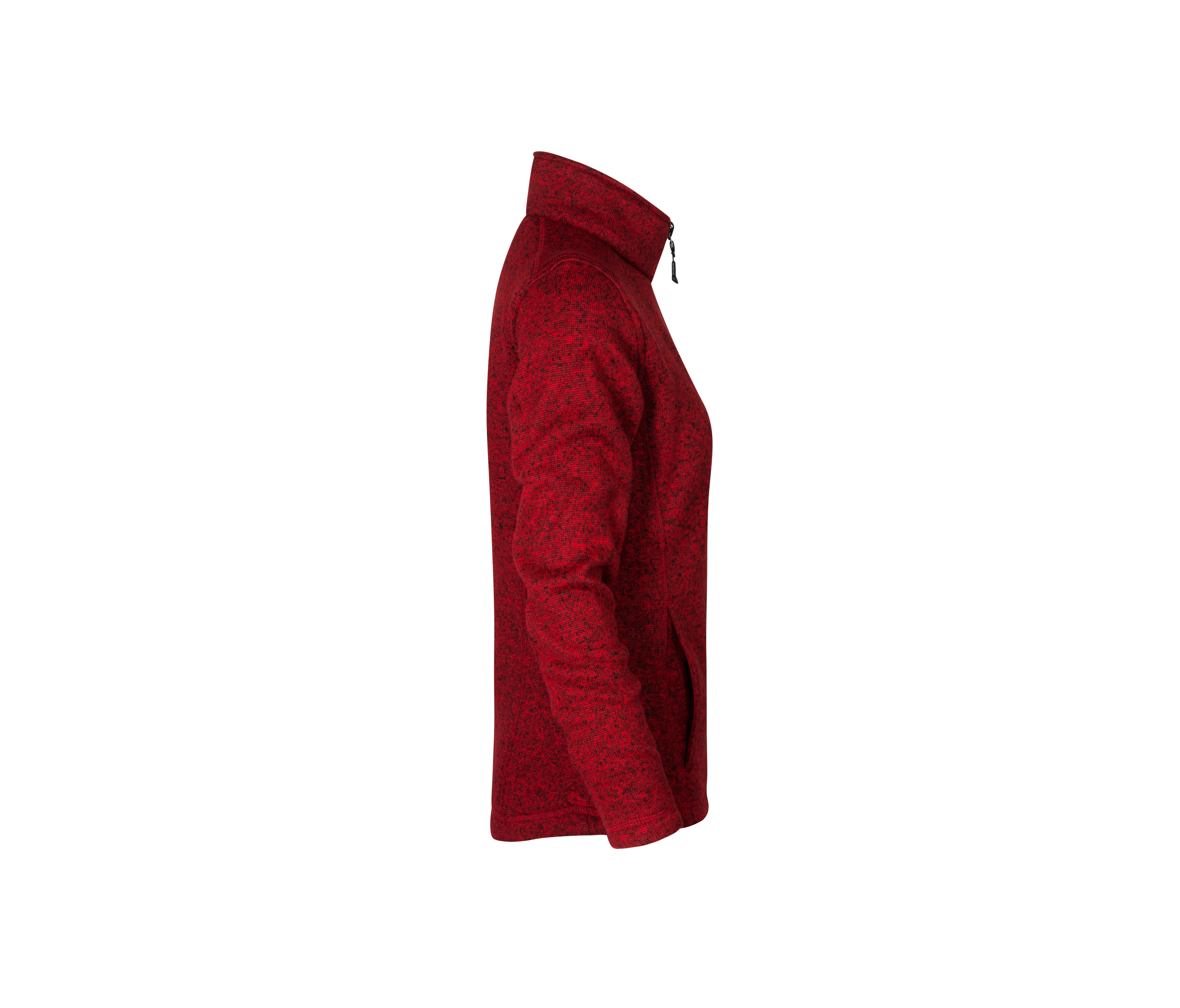 WOMEN'S KNIT FLEECE JACKET C+