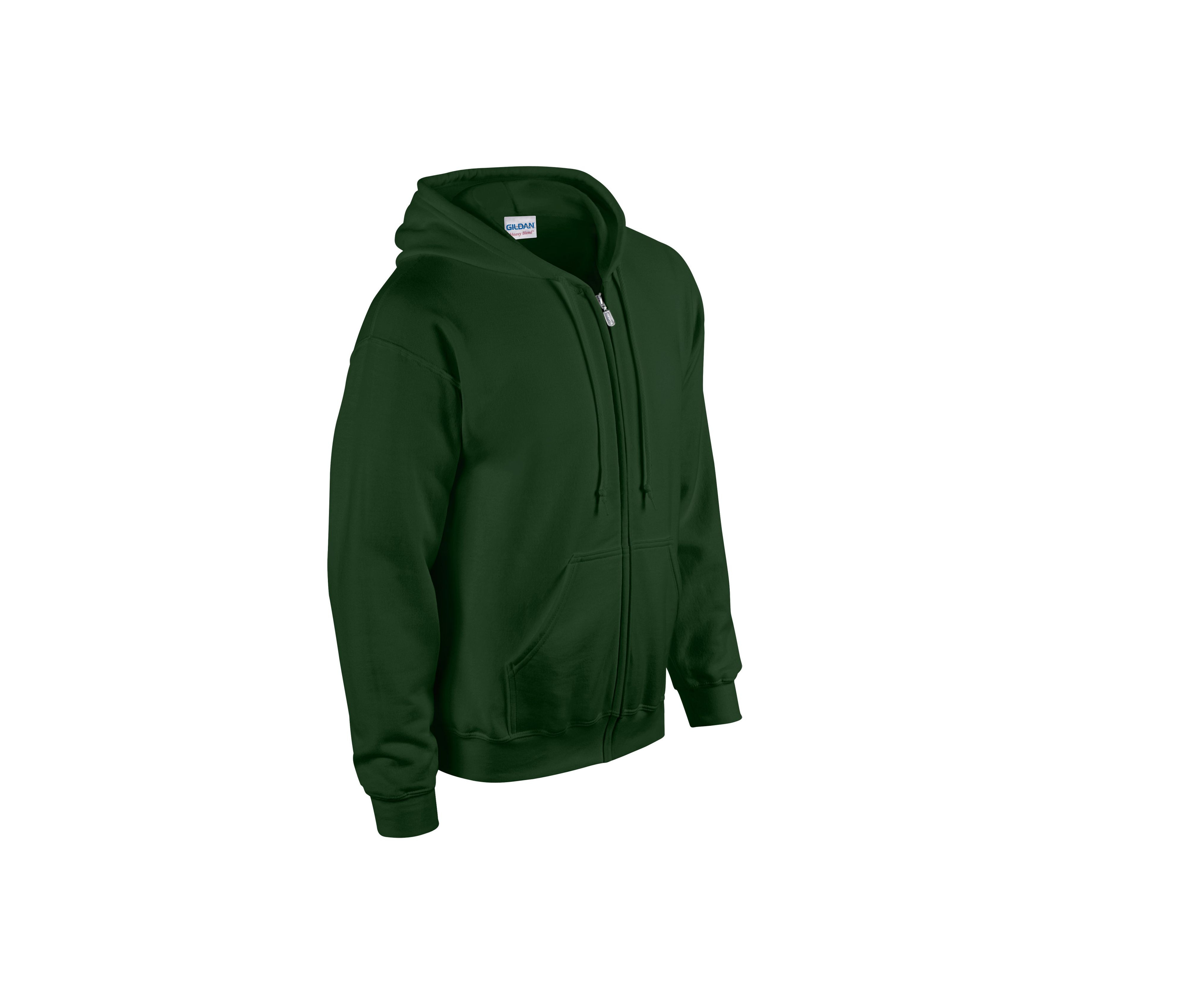 HEAVY BLEND ADULT FULL ZIP HOODED SWEATSHIRT