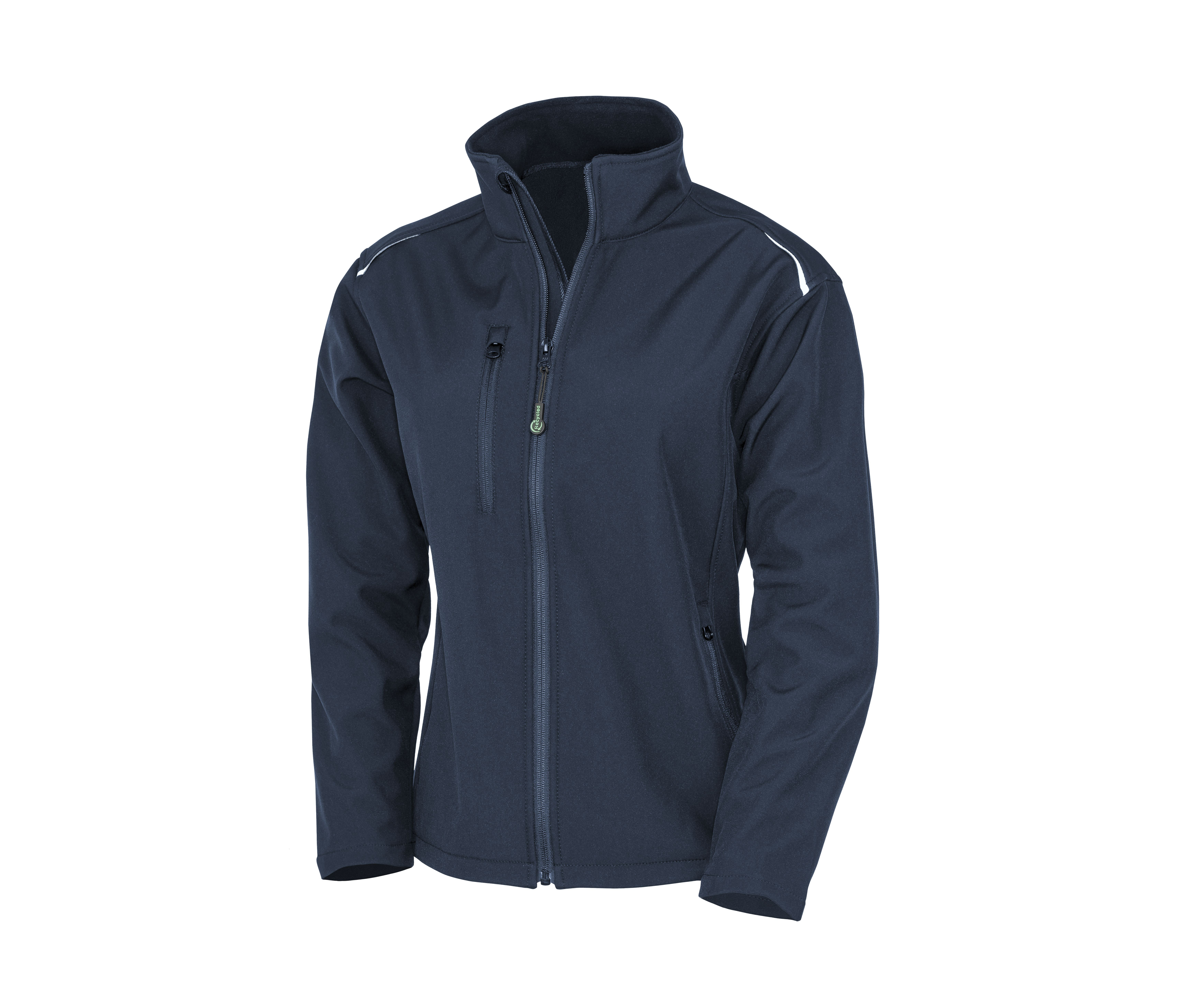 WOMENS RECYCLED 3-LAYER PRINTABLE SOFTSHELL JACKET