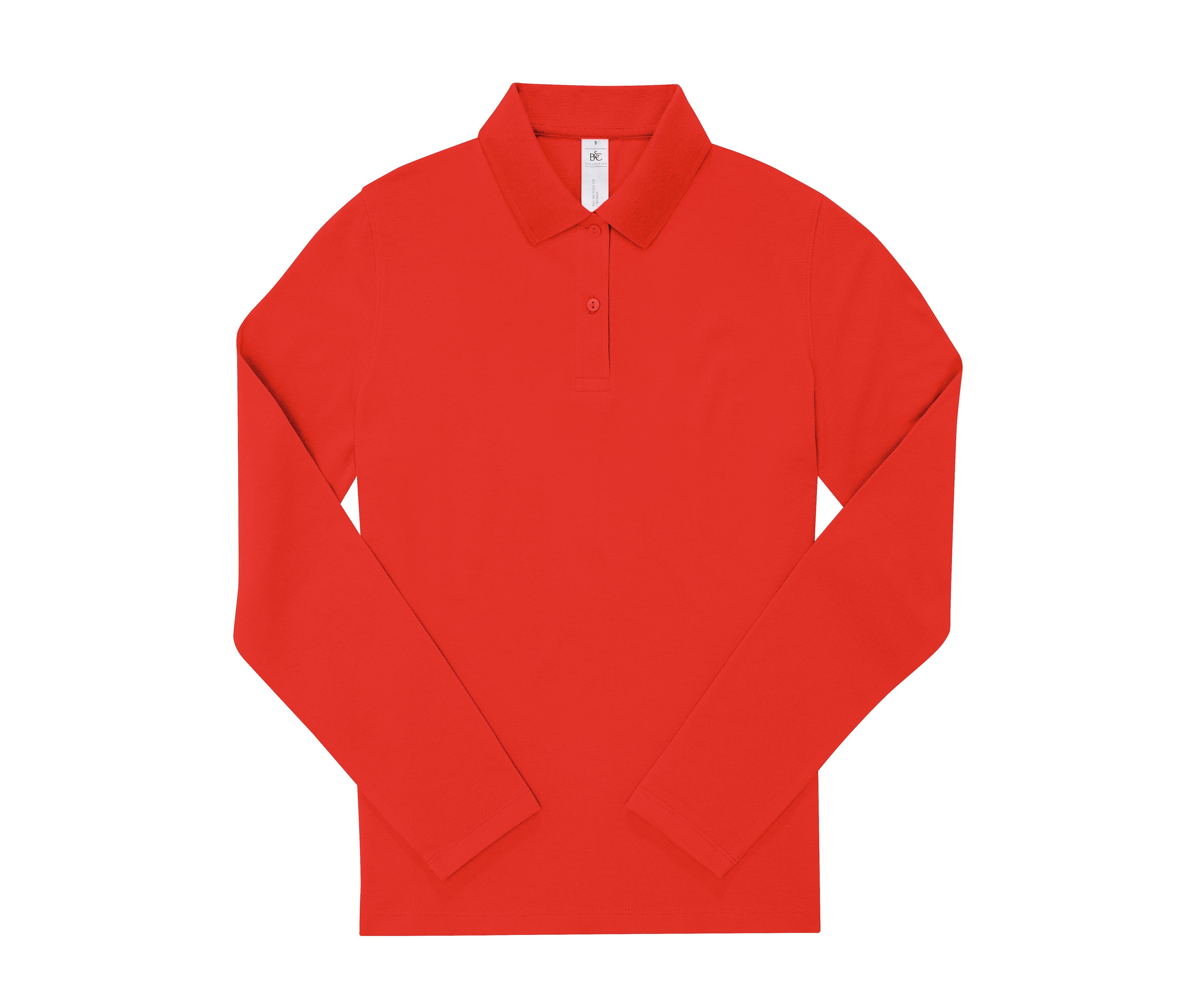 B&C MY POLO 180 LSL/WOMEN