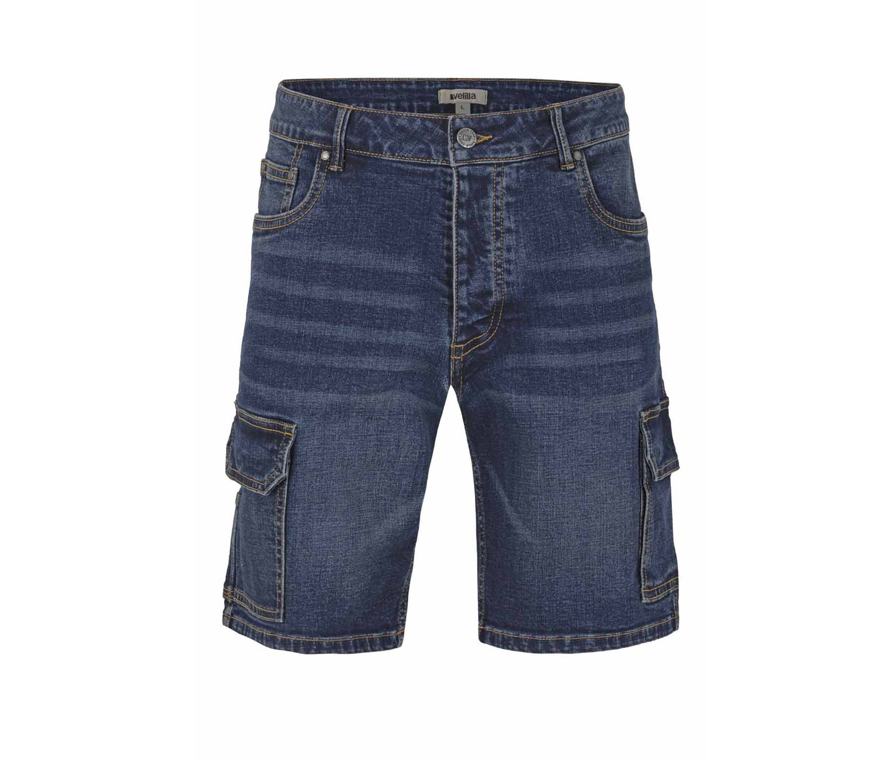 BERMUDA DENIM STRETCH MULTIPOCHES
