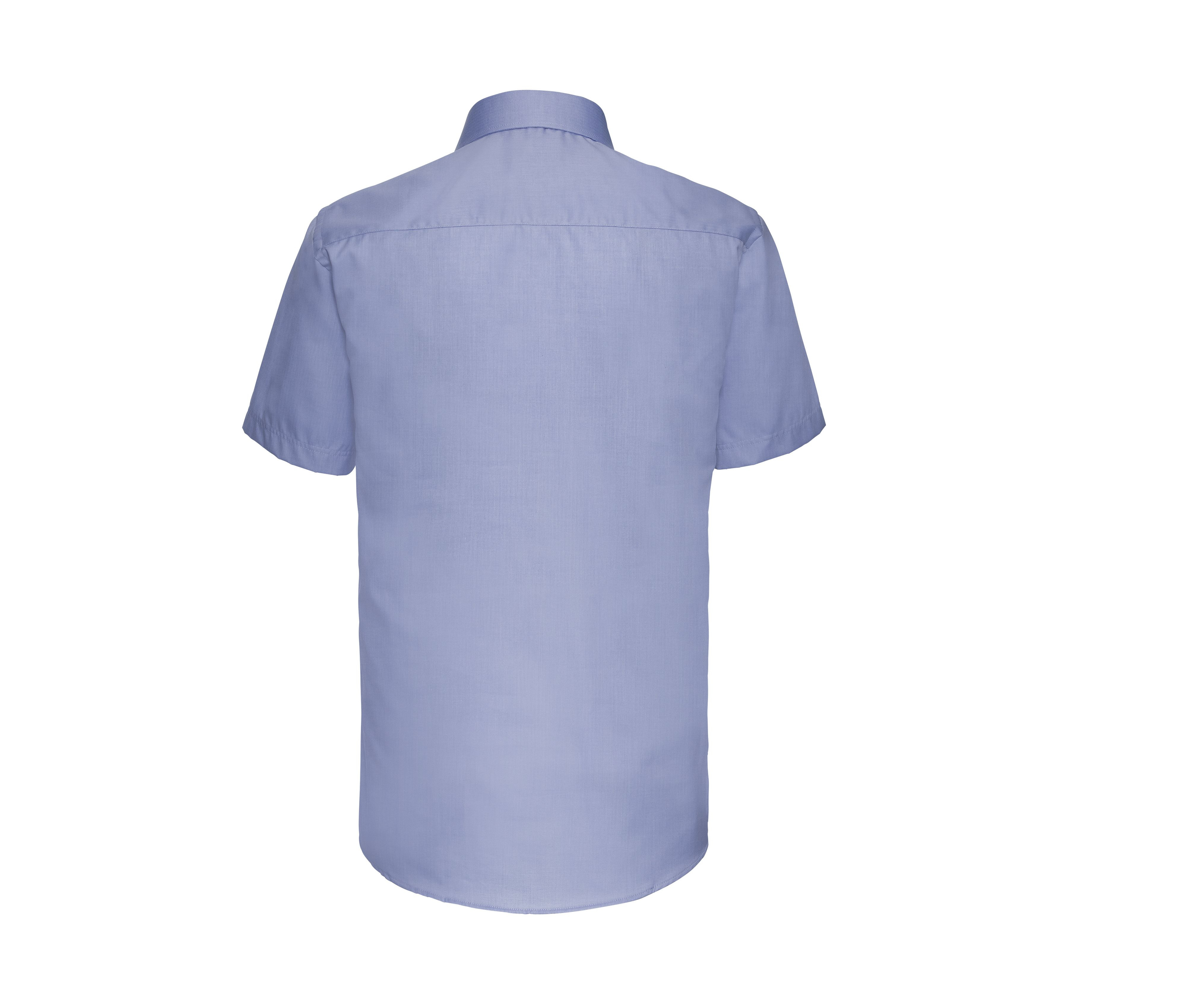 MEN'S SHORT SLEEVE TAILORED HERRINGBONE SHIRT