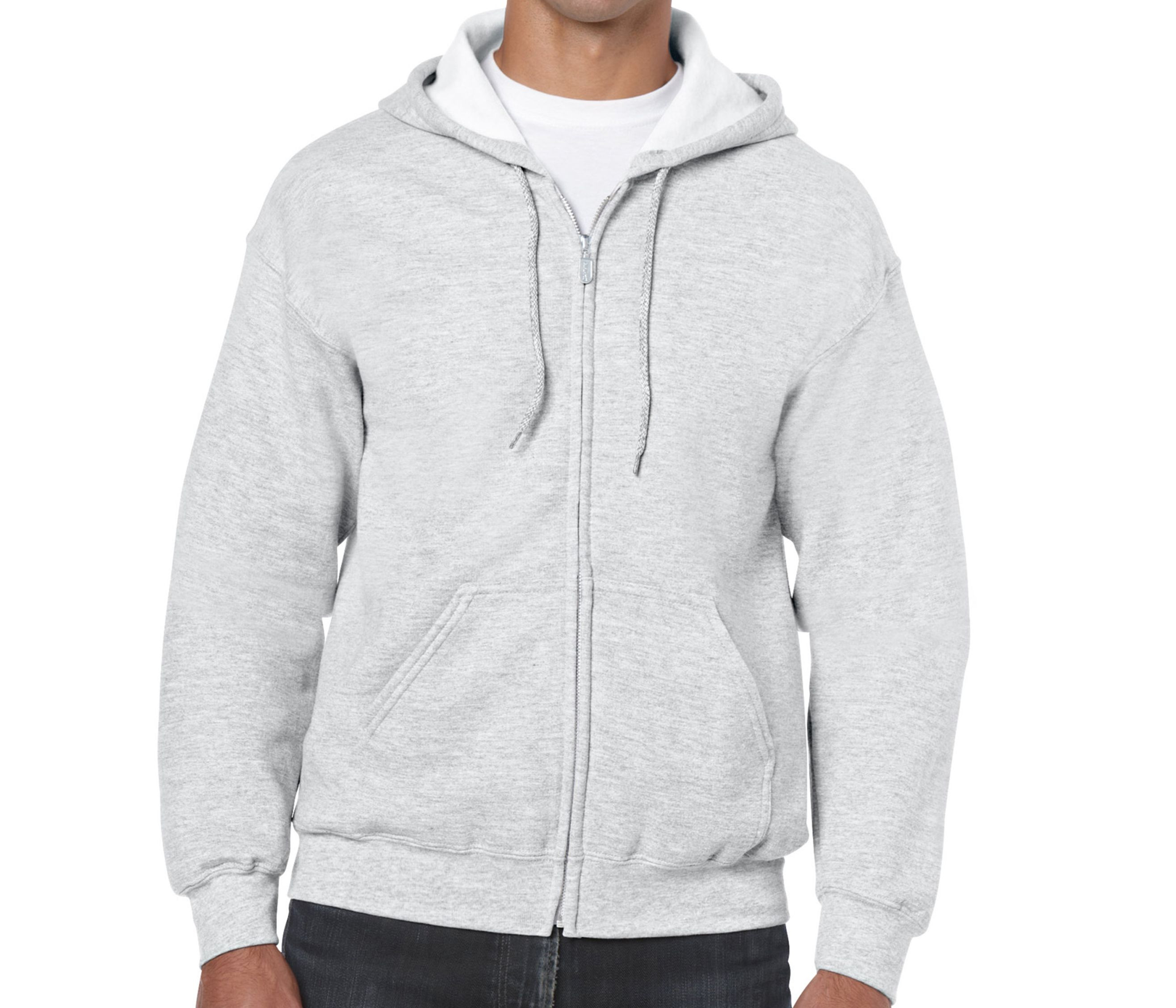 HEAVY BLEND ADULT FULL ZIP HOODED SWEATSHIRT