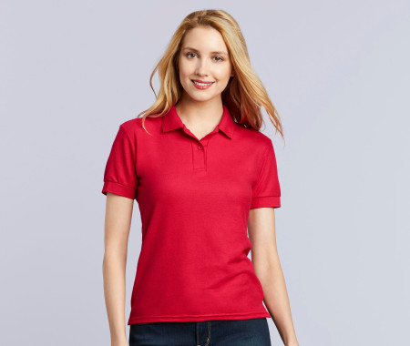 DRYBLEND LADIES' DOUBLE PIQUÉ POLO