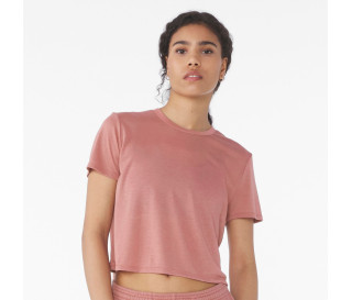 WOMEN'S FLOWY CROPPED TEE