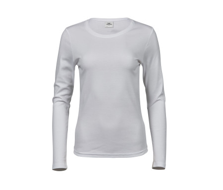 LADIES LONG SLEEVE INTERLOCK TEE