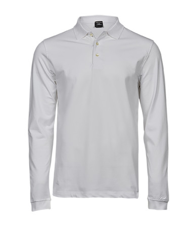 LUXURY STRETCH LONG SLEEVE POLO