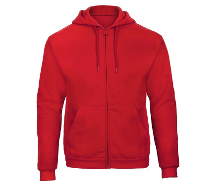 FULL ZIP HOODED SWEATSHIRT ID205 50/50