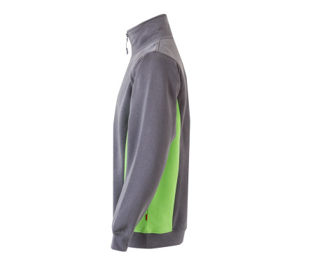 SWEAT BICOLORE COL ZIPPÉ