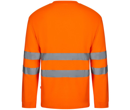 TEE-SHIRT ML EN COTON/POLYESTER HAUTE VISIBILITÉ