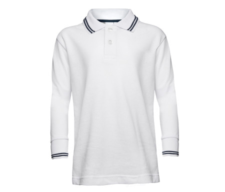 KIDS’ LONG SLEEVE PIQUÉ POLO SHIRT