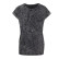 LADIES ACID WASHED EXTENDED SHOULDER TEE