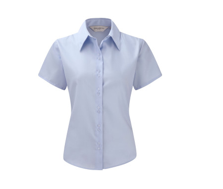 LADIES' SHORT SLEEVE TAILORED ULTIMATE NON-IRON SHIRT
