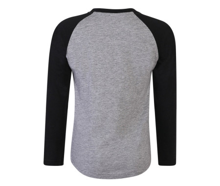 KIDS' LONG SLEEVED BASEBALL T