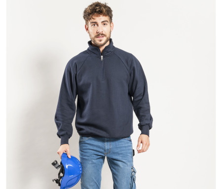 SWEAT ZIP NECK