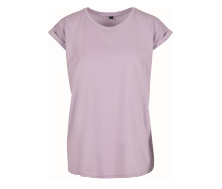LADIES EXTENDED SHOULDER TEE