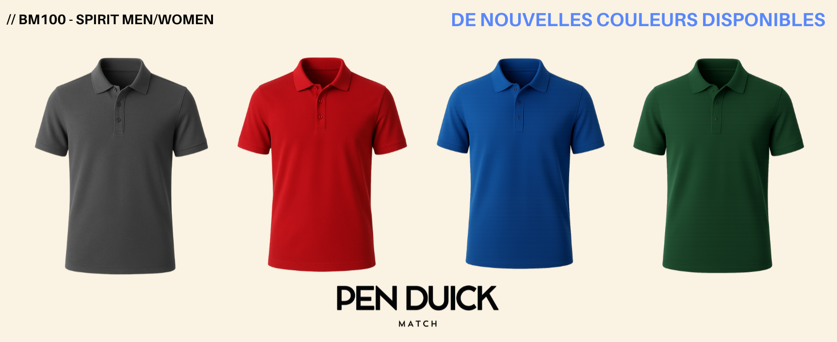 BM100 - Nouvelles couleurs