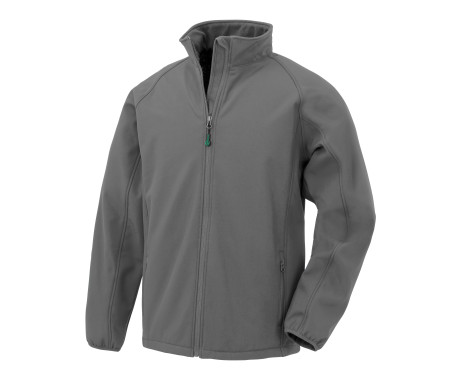 MENS RECYCLED 2-LAYER PRINTABLE SOFTSHELL JACKET