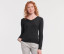 LADIES' V-NECK KNITTED PULLOVER