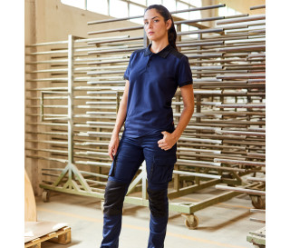 POLO STRETCH BICOLORE