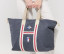 VINTAGE BIG SHOPPING BAG CANVAS