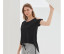 T-SHIRT WITH DROP TAIL