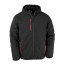 BLACK COMPASS PADDED WINTER JACKET